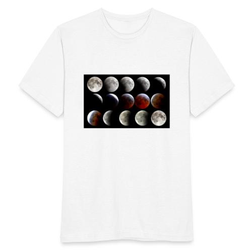 Postęp zaćmienia Księżyca - Koszulka męska