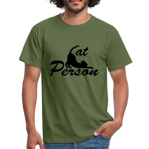 cat person - Männer T-Shirt