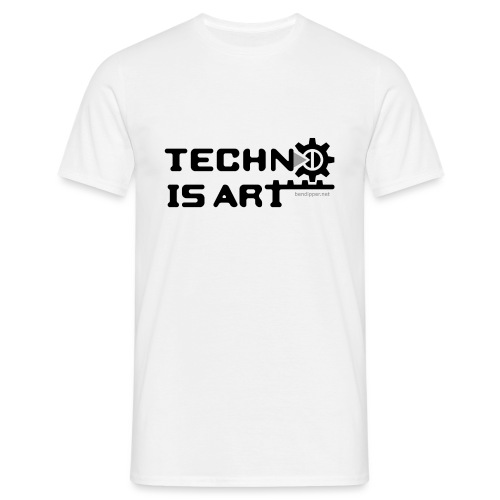 Techno is Art I - Männer T-Shirt