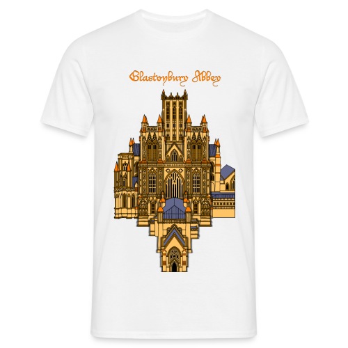 Glastonbury Abbey Reconstruction - Men's T-Shirt