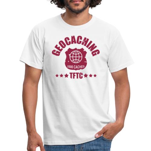 geocaching - 2500 caches - TFTC / 1 color - Männer T-Shirt