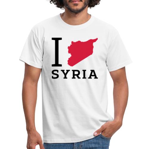 I love Syria - Mannen T-shirt