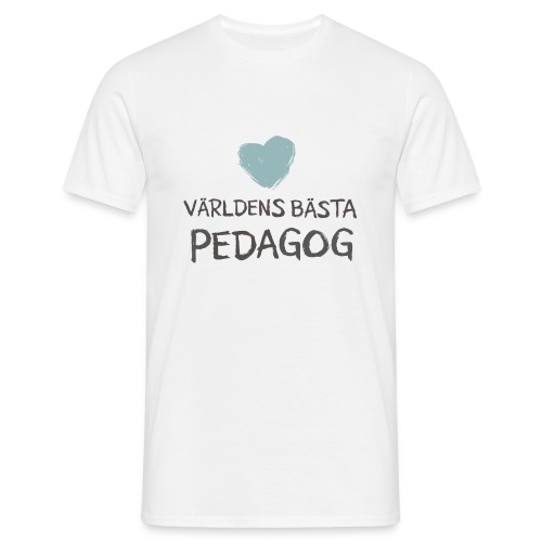 Världens bästa Pedagog toothy - T-shirt herr