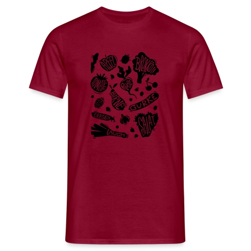 The cool Veggie // Obst & Gemüse - Männer T-Shirt