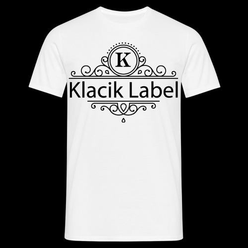 Klacik Label Black Logo Edition - Men's T-Shirt