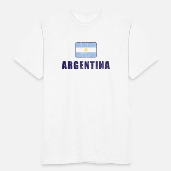Argentijnse voetbaltrui Argentijnse fan' Mannen T-shirt | Spreadshirt