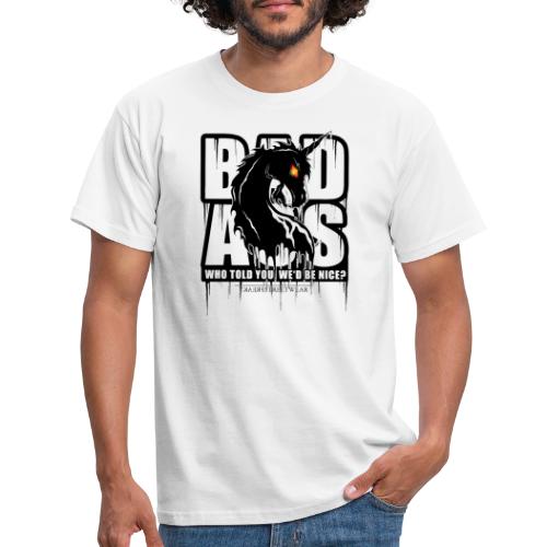 Bad Ass Unicorn - Männer T-Shirt