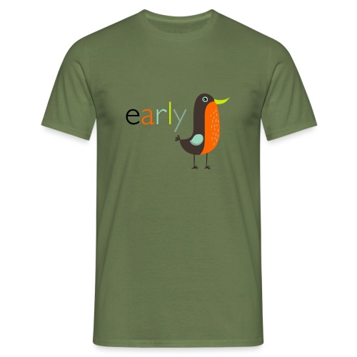 earlybird - Mannen T-shirt