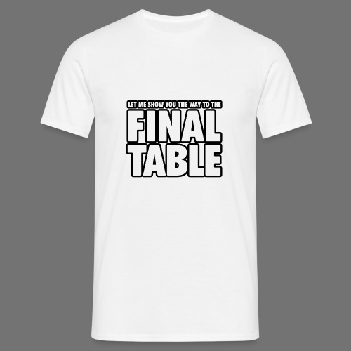 Pokerfinalbordet - T-shirt herr
