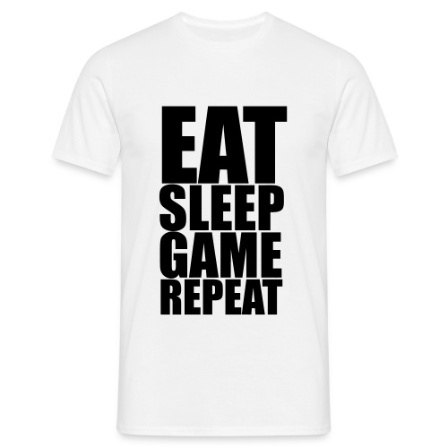 Eat Sleep Game Repeat - Men's T-Shirt