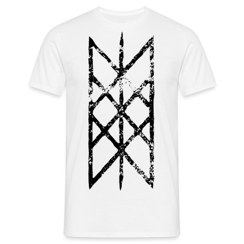 Netz von Wyrd Gitter Skulds Netz Binderune Symbol - Männer T-Shirt