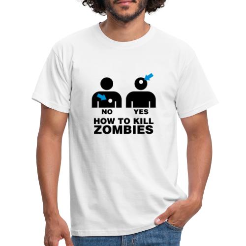 How to kill Zombies - T-shirt herr