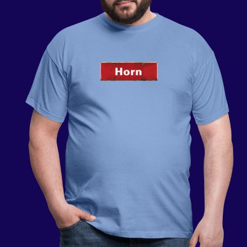 Hamburg- Horn: Antik-Ortsschild ist Dein Statement - Männer T-Shirt