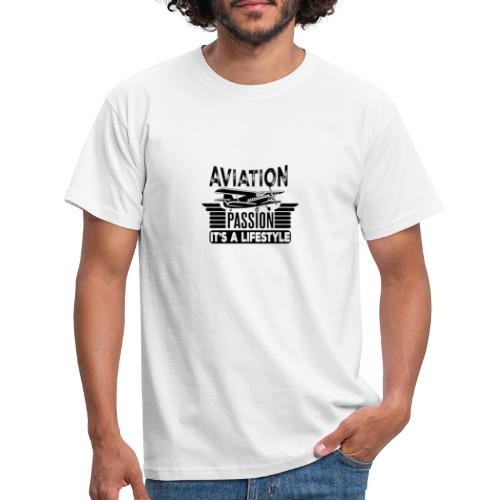 Aviation Passion It's A Lifestyle - Men's T-Shirt
