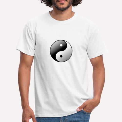 Yin Yang Symbol balance Print Sign - Men's T-Shirt