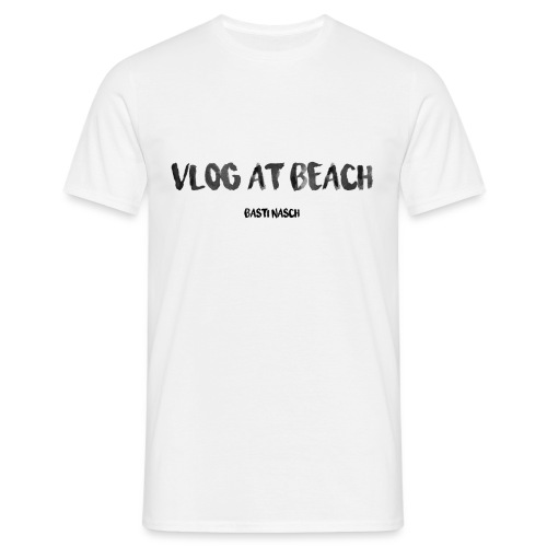 vlog at beach - Männer T-Shirt