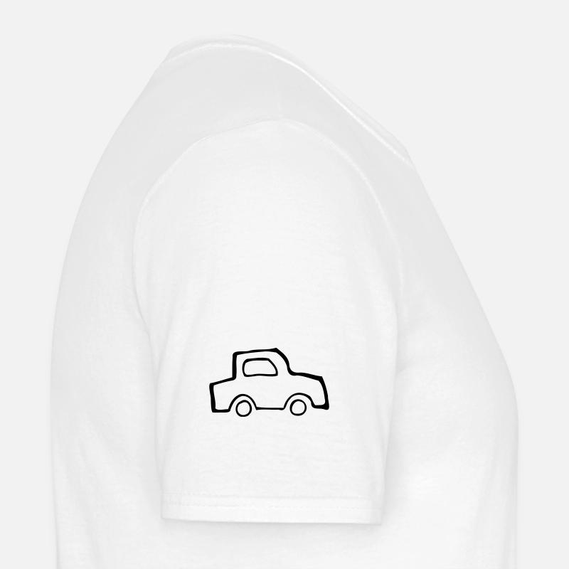 Auto - Männer T-Shirt - Weiß