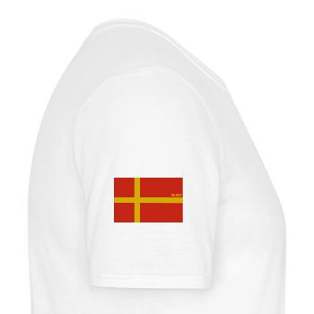 Skåne - Männer T-Shirt - Weiß - Rechts - AI Model Male 178 dark (178cm)