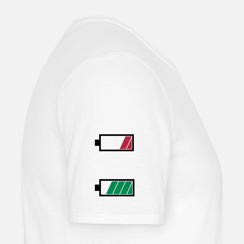 Akku leer Partner Motiv Männer T-Shirt