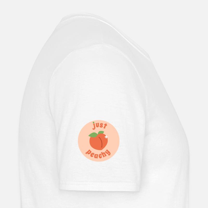 Nur pfirsichfarben Männer T-Shirt