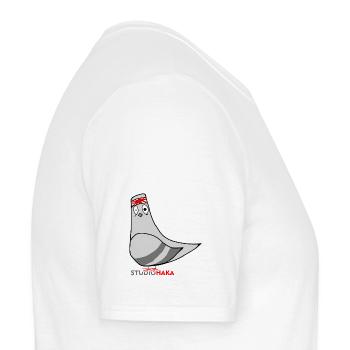 KAMIKAZE-STUDIOHAKA - Männer T-Shirt - Weiß - Rechts - AI Model Male 178 dark (178cm)