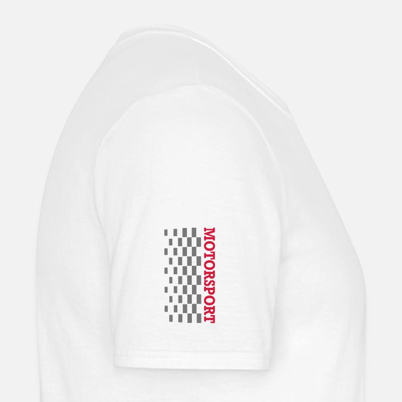Sport automobile avec drapeau T-shirt homme
