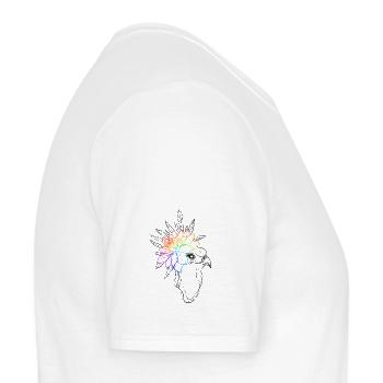 Pride Bird - Männer T-Shirt - Weiß - Rechts - AI Model Male 178 dark (178cm)