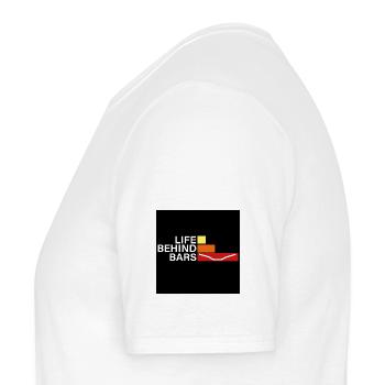 LA VIE DERRIÈRE LES BARREAUX - T-shirt homme - blanc - Gauche - AI Model Male 178 dark (178cm)
