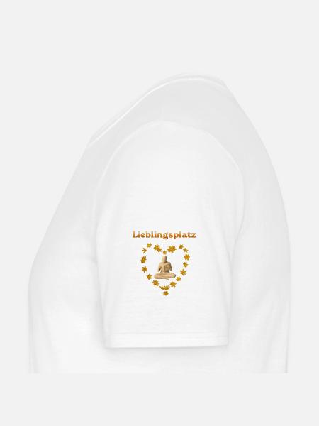 Lieblingsplatz Goldlesekreis - Männer T-Shirt - Weiß