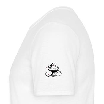 UBA-logo - T-shirt homme - blanc - Gauche - AI Model Male 178 dark (178cm)