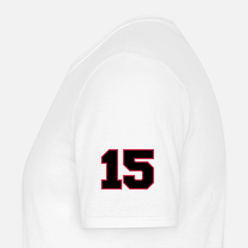number15 - Männer T-Shirt - Weiß