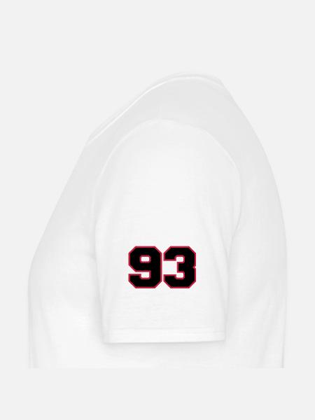 Number93 - T-shirt homme - blanc - Gauche