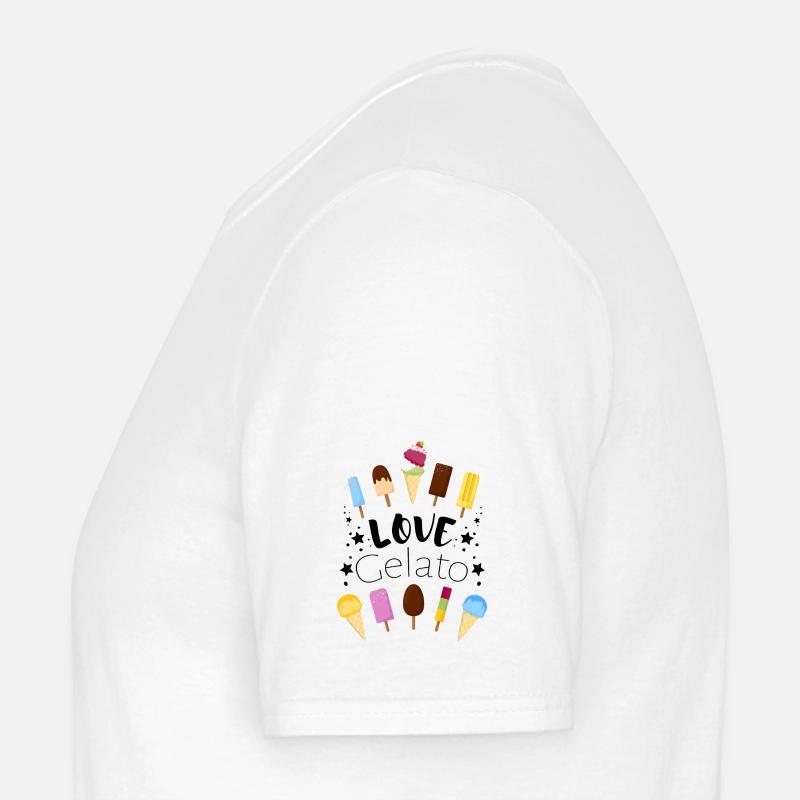Eis - Ice cream - Eiscreme - Männer T-Shirt - Weiß