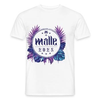 Malle 2025 - T-shirt homme - blanc - Devant - AI Model Male 178 dark (178cm)