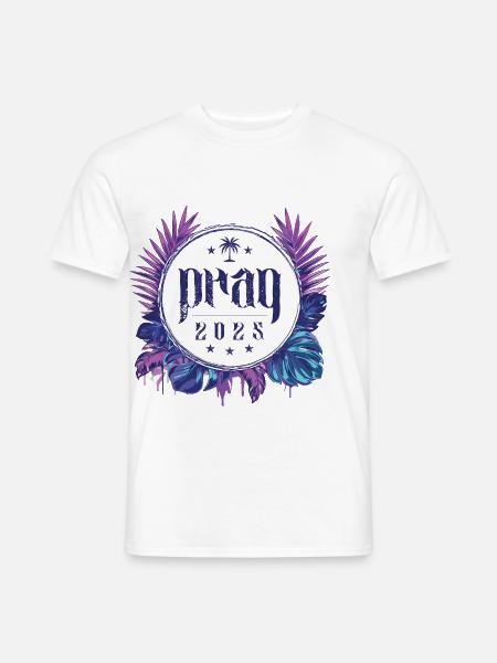 Prague 2025 - T-shirt homme - blanc