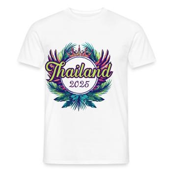 Thailand 2025 Team - Men's T-Shirt - white - Front - AI Model Male 178 dark (178cm)