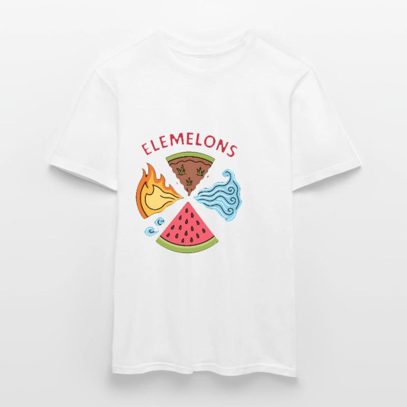 Elemelons Conception élémentaire de pastèque T-shirt homme