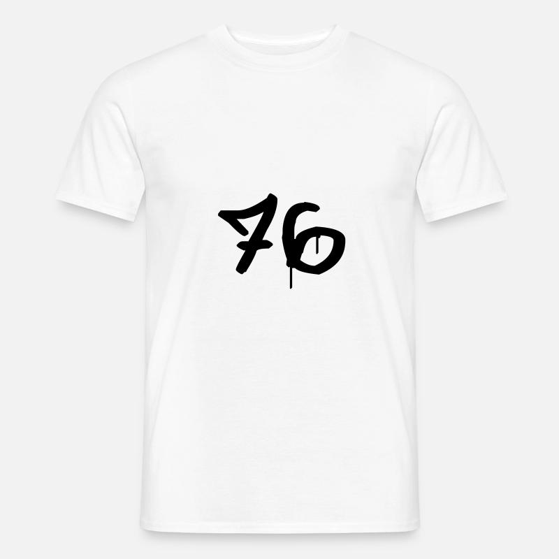 Graffiti : 76 - Männer T-Shirt - Weiß