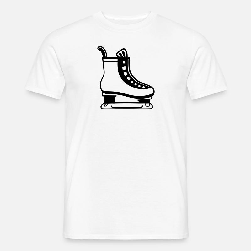 Pattinaggio su ghiaccio - T-shirt uomo - bianco