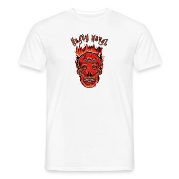 Metall 1 - Männer T-Shirt - Weiß - Vorne - AI Model Male 178 dark (178cm)