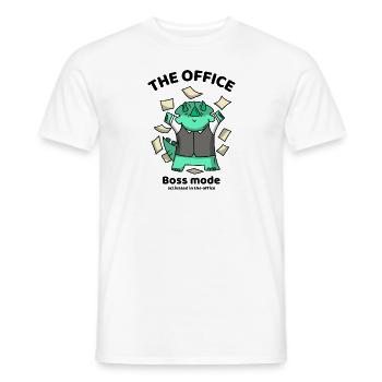 Activated in the office - The office - Männer T-Shirt - Weiß - Vorne - AI Model Male 178 dark (178cm)