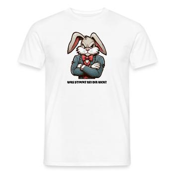 Was stimmt bei dir nicht - Männer T-Shirt - Weiß - Vorne - AI Model Male 178 dark (178cm)