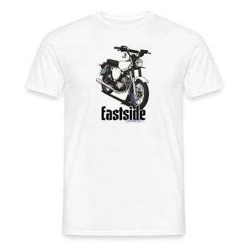 S51 (blanc) // Illustration - T-shirt homme - blanc - Devant - AI Model Male 178 dark (178cm)