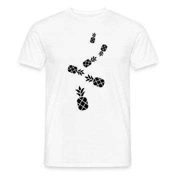 ananas frucht - Männer T-Shirt - Weiß - Vorne - AI Model Male 178 dark (178cm)