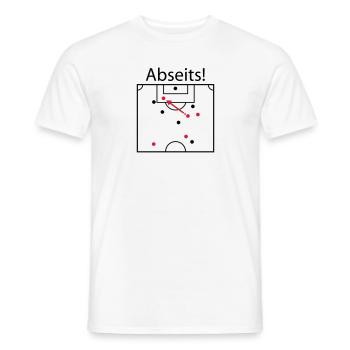 Déclaration de hors-jeu - T-shirt homme - blanc - Devant - AI Model Male 178 dark (178cm)