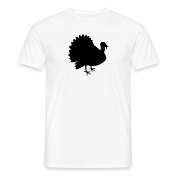 Truthahn - Männer T-Shirt - Weiß - Vorne - AI Model Male 178 dark (178cm)