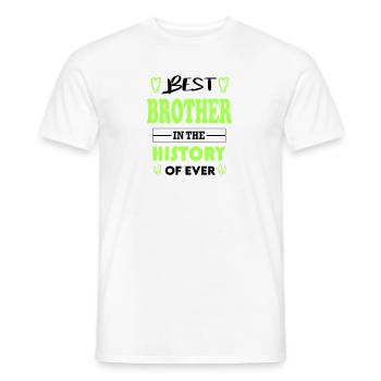 Best Brother Bester Bruder for Ever für immer - Männer T-Shirt - Weiß - Vorne - AI Model Male 178 dark (178cm)