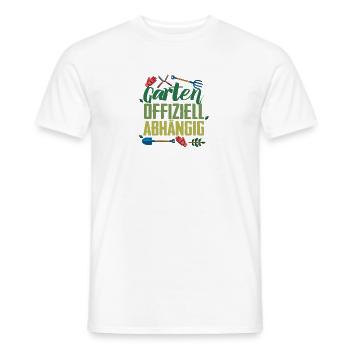 Jardinier Officiel Du Jardin Du Jardinier Du Jardin Du Jardin Du Jardinage T - T-shirt homme - blanc - Devant - AI Model Male 178 dark (178cm)
