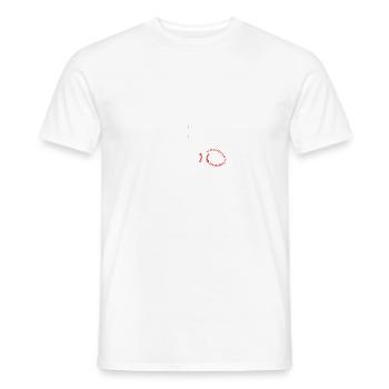 Ich Kann Alles Durch Christus Baseball Vertrauen - Männer T-Shirt - Weiß - Vorne - AI Model Male 178 dark (178cm)