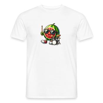 Global - Schwarz ohne Japan Template - Männer T-Shirt - Weiß - Vorne - AI Model Male 178 dark (178cm)